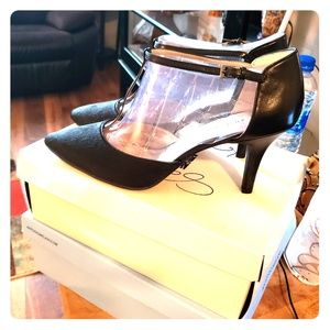 Anne Klein Black Suede Shoes/Size 11